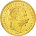 Moneta, Ungheria, Franz Joseph I, 8 Forint 20 Francs, 1878, Kremnitz, SPL-, Oro