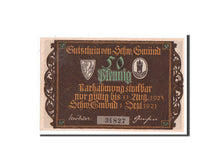 Billet, Allemagne, Schwäbisch-gmünd, 50 Pfennig, prière, 1921, 1921-09-01
