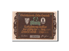 Banknote, Germany, Schwäbisch-gmünd, 50 Pfennig, prière, 1921, 1921-09-01