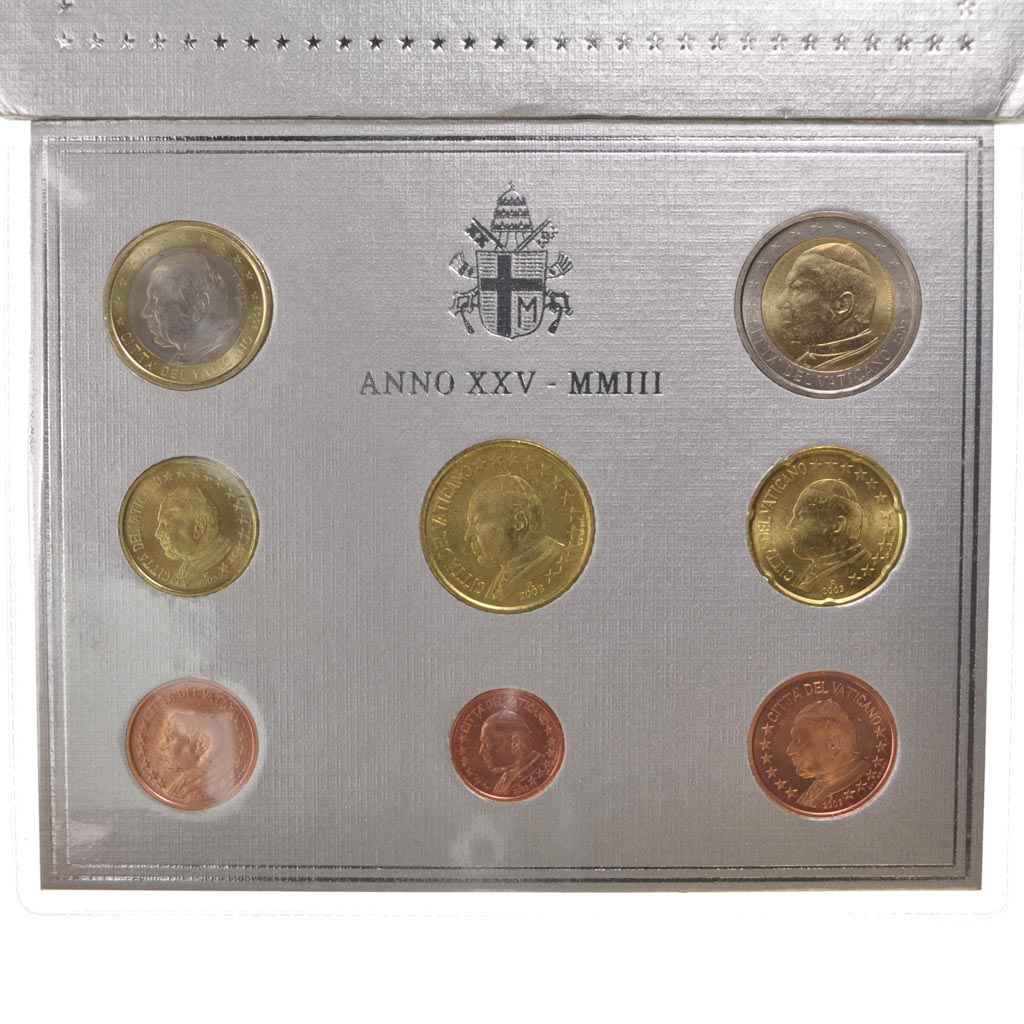 Vatican, Jean-Paul II, Coffret BU 2003