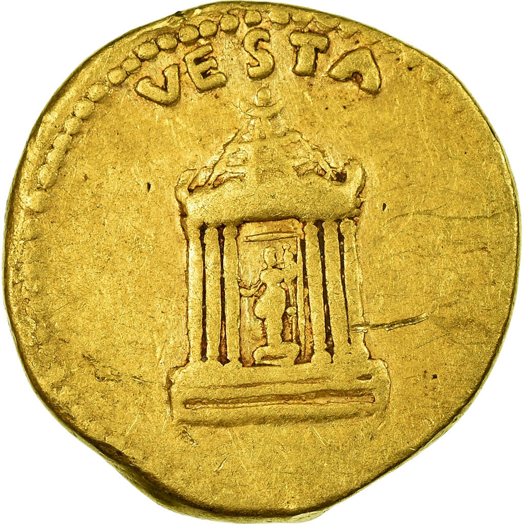Coin, Nero, Aureus, Rome, AU(50-53), Gold, RIC:61