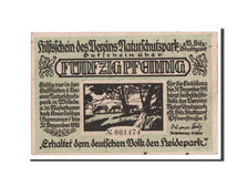 Banknote, Germany, Stuttgart, 1/2 Mark, chasseur 1, O.D, Undated, UNC(65-70)
