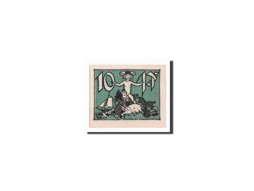Germany, Sonneberg, 10 Pfennig, personnage, 1921-01-21, UNC(65-70), Mehl:1244.1