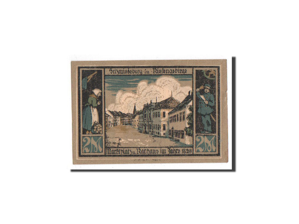 Banknote, Germany, Schmiedeberg, 2 Mark, Ville, O.D, Undated, UNC(65-70)