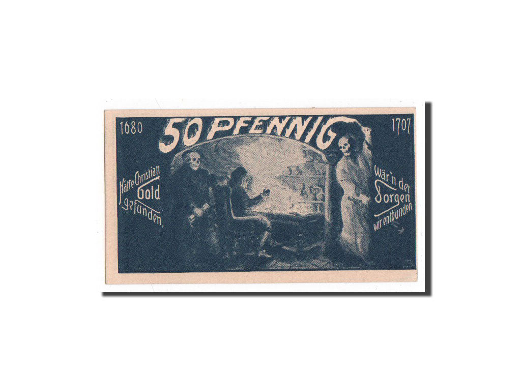 Banknote, Germany, Eisenberg Stadt, 50 Pfennig, personnage, 1921, Undated