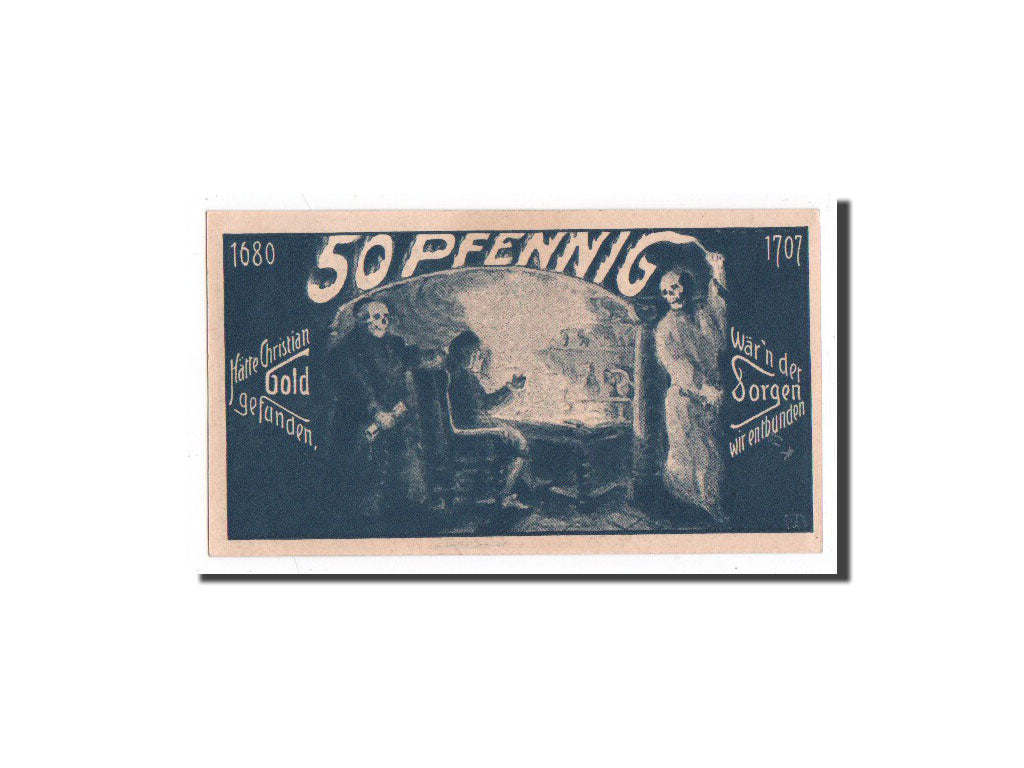 Banconote, Germania, Eisenberg Stadt, 50 Pfennig, personnage, 1921, Undated