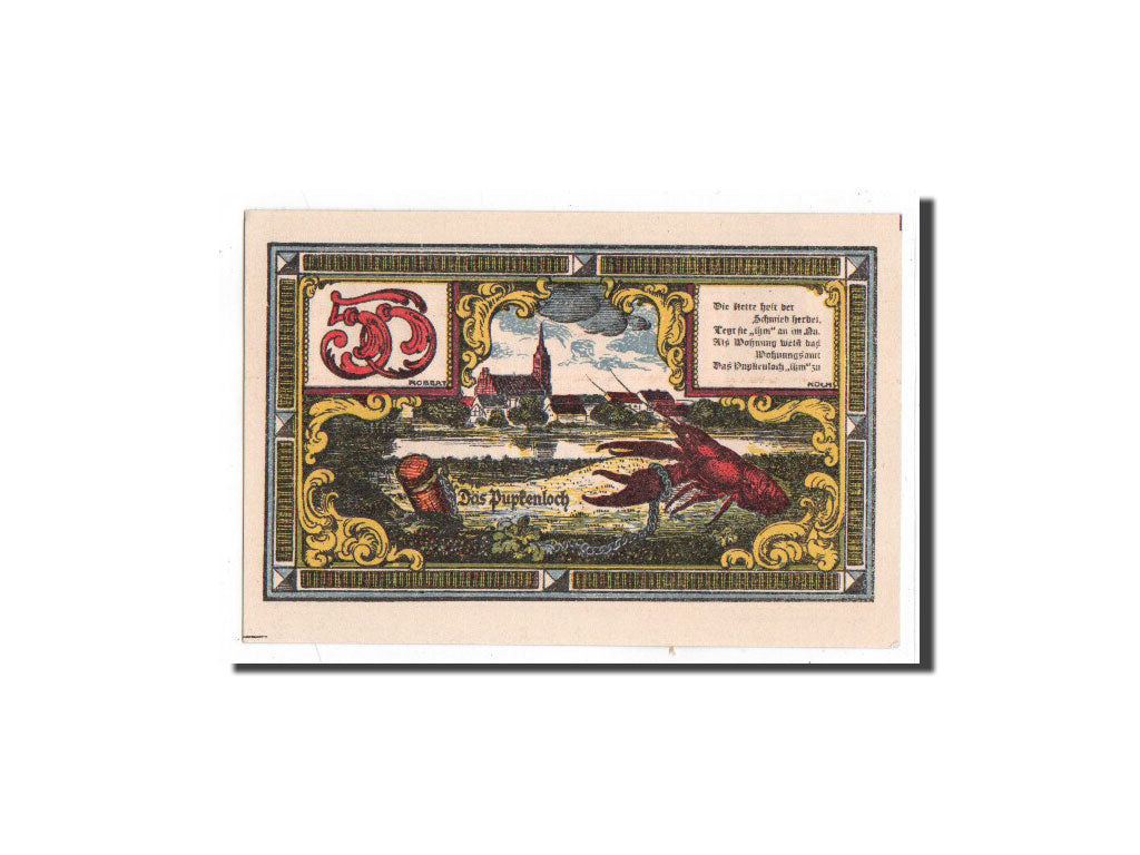Banknote, Germany, Norenberg, 50 Pfennig, paysage, 1921, 1921-11-08, UNC(65-70)