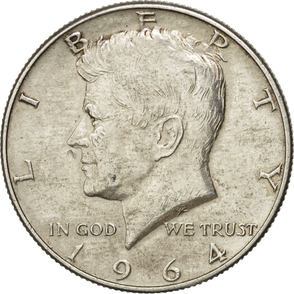 UNITED STATES, Kennedy Half Dollar, Half Dollar, 1964, U.S. Mint, KM #202,...