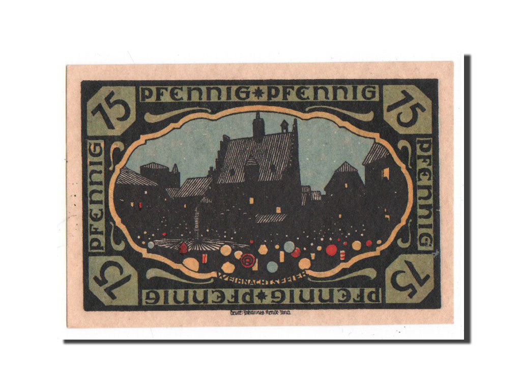 Germany, Possneck, 75 Pfennig, maison, Undated, UNC(65-70), Mehl:1066.1