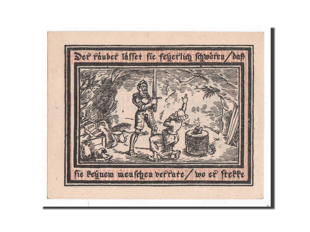 Banknote, Germany, Pritzwalk, 1 Mark, personnage, 1922, 1922-02-25, UNC(65-70)