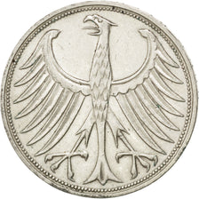 Monnaie, République fédérale allemande, 5 Mark, 1969, Stuttgart, SUP, Argent