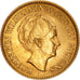 NETHERLANDS, 10 Gulden, 1932, KM #162, MS(60-62), Gold, 22.5, 6.72