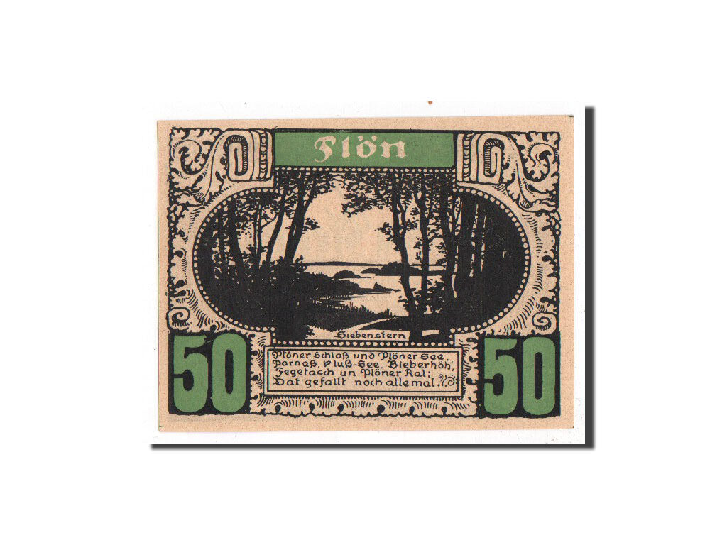 Germany, Plön, 50 Pfennig, paysage 3, Undated, UNC(65-70), Mehl:1063.4