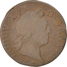 Louis XV, Sol à la vieille tête, 1771, Besançon, Gadoury 280