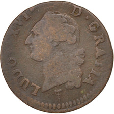 Louis XVI, Sol à l'écu, 1790 K, Bordeaux, Gadoury 350
