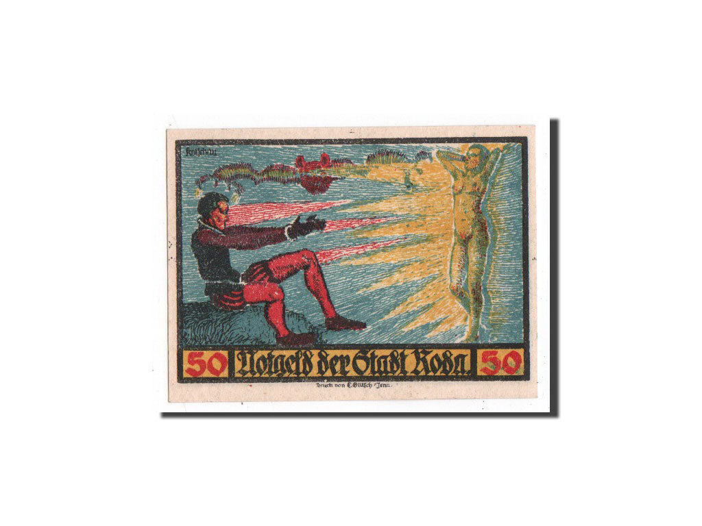 Germany, Roda, 50 Pfennig, personnage 1, 1921-09-30, UNC(65-70), Mehl:1127.1