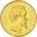 Second Empire, 50 Francs or Napoléon III tête nue, 1855 A, Paris, Gadoury 1111