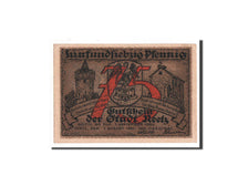Billet, Allemagne, Reetz, 75 Pfennig, personnage, 1921, 1921-08-01, NEUF