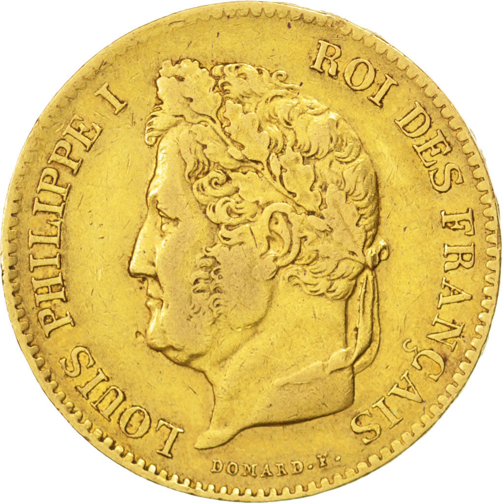 Louis Philippe I, 40 Francs Or, 1831 A, Paris, Gadoury 1106