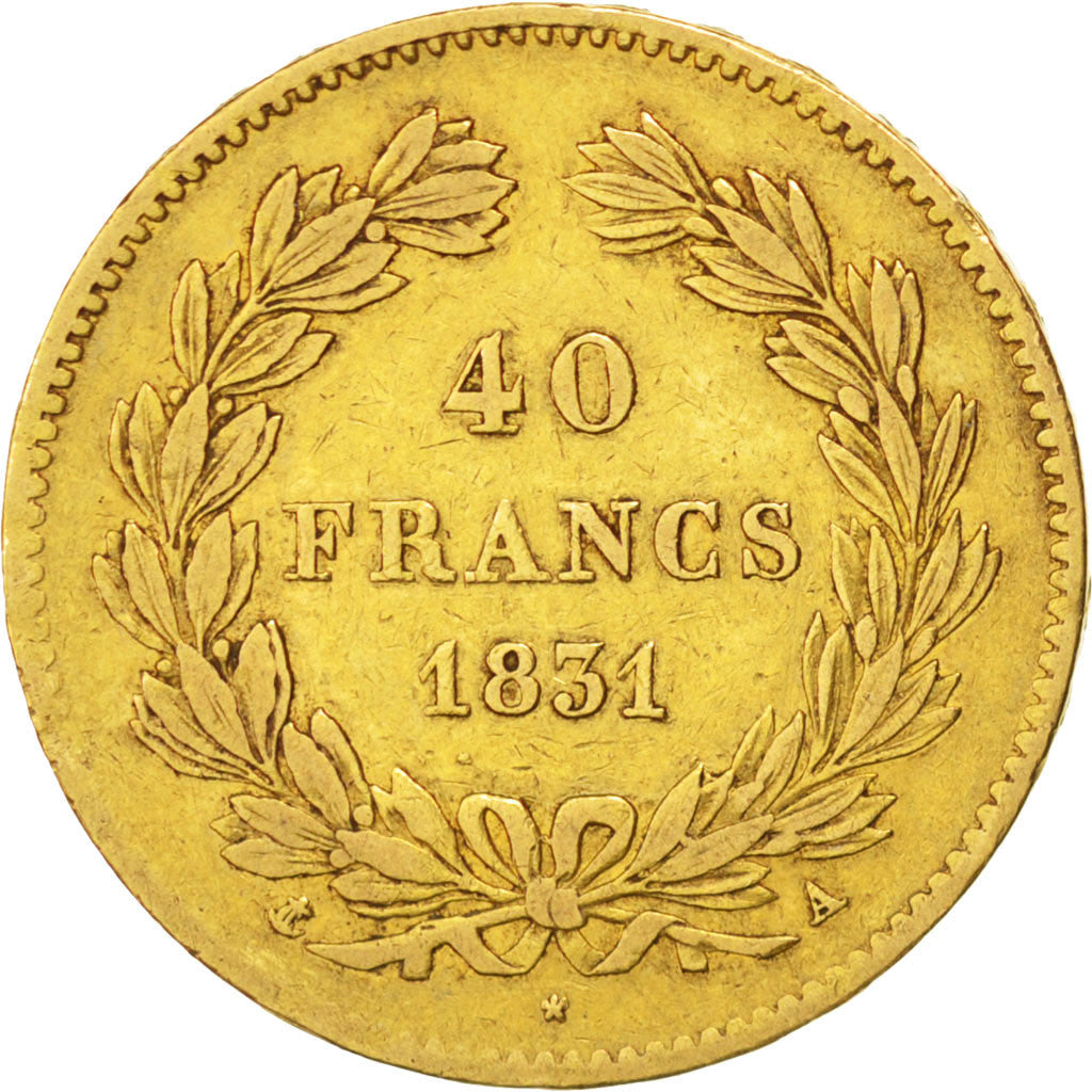 Louis Philippe I, 40 Francs Or, 1831 A, Paris, Gadoury 1106