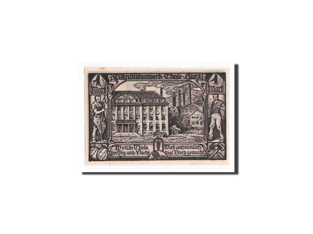 Banknote, Germany, Thale a.Harz Stadt, 100 Pfennig, Maison, 1922, 1922-12-31