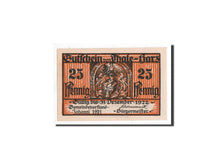 Billet, Allemagne, Thale a.Harz Stadt, 25 Pfennig, personnage, 1921, Undated