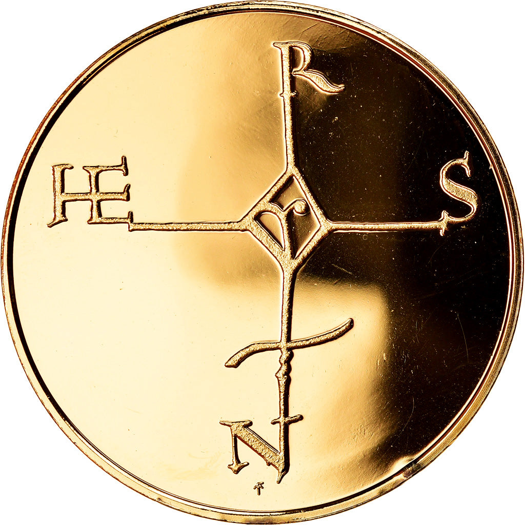 France, Medal, Les Rois de France, Henri Ier, History, MS(63), Vermeil