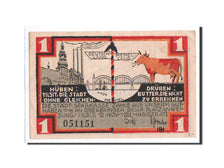 Germany, Tilsit, 1 Mark, carte, 1921, UNC(65-70), Mehl:1324