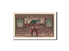 Banknote, Germany, Verden a.d Aller, 75 Pfennig, personnage, 1921, 1921-12-01