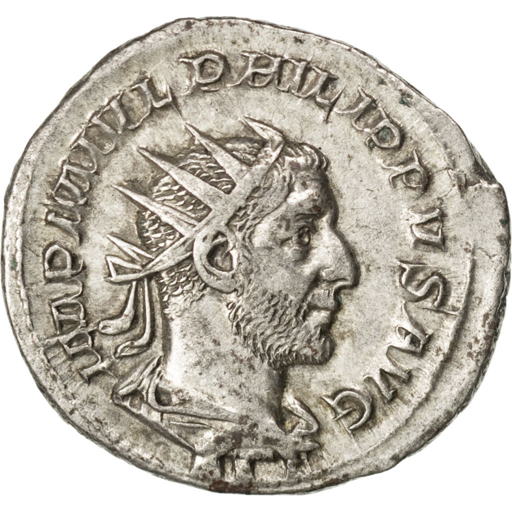 Philip I, Antoninianus, Rome, AU(55-58), Billon, RIC #3, 3.55