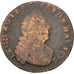 FRANCE, Liard de France au buste âgé, troisième type, Liard, 1695, Amiens, KM #2