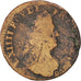 FRANCE, Liard de France au buste âgé, troisième type, Liard, 1696, La Rochelle, 