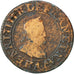 FRANCE, Double Tournois, 1607, Paris, KM #16.1, VG(8-10), Copper, CGKL #222,...
