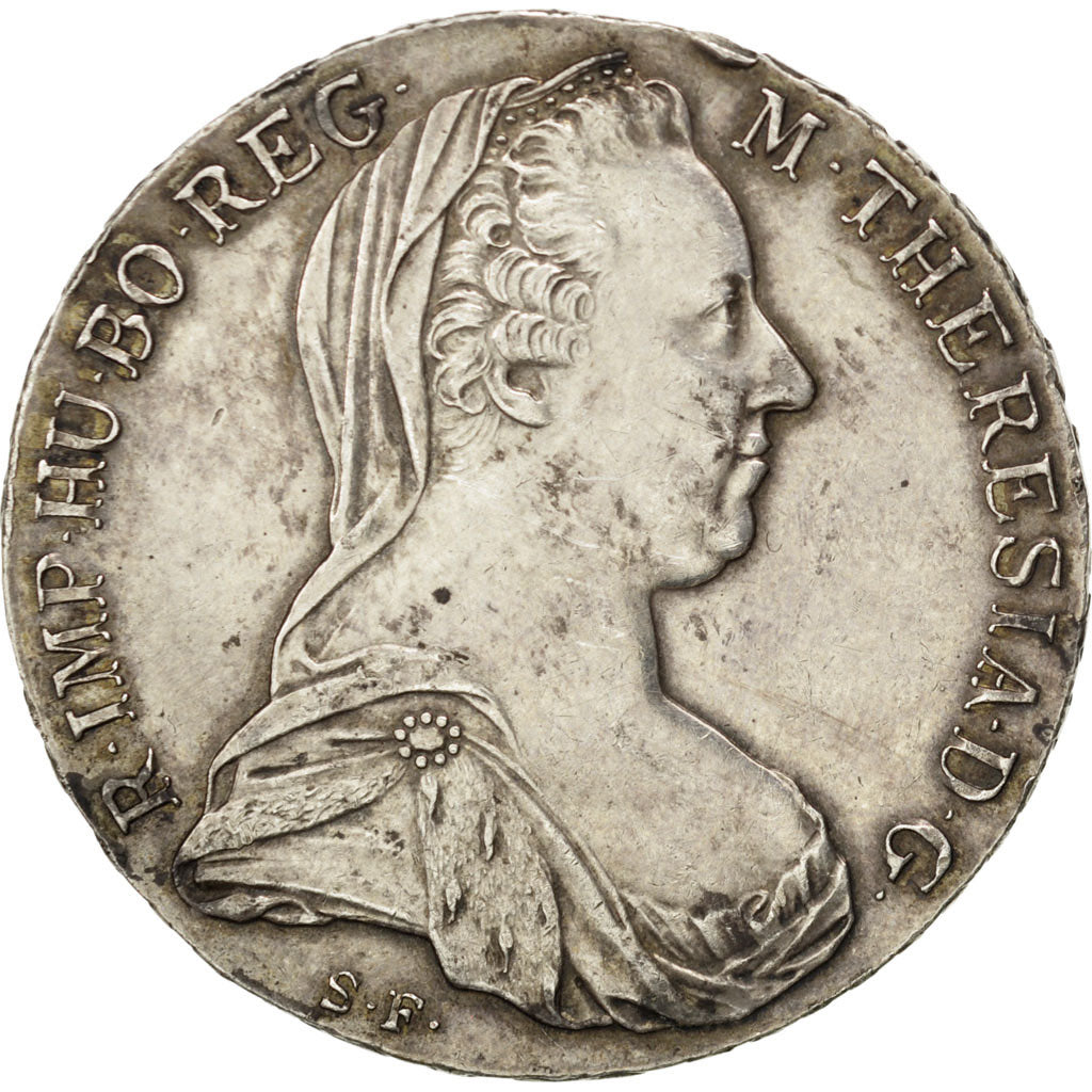 AUSTRIA, Thaler, 1780, Vienne, KM #T1, AU(55-58), Silver, 41, 28.15