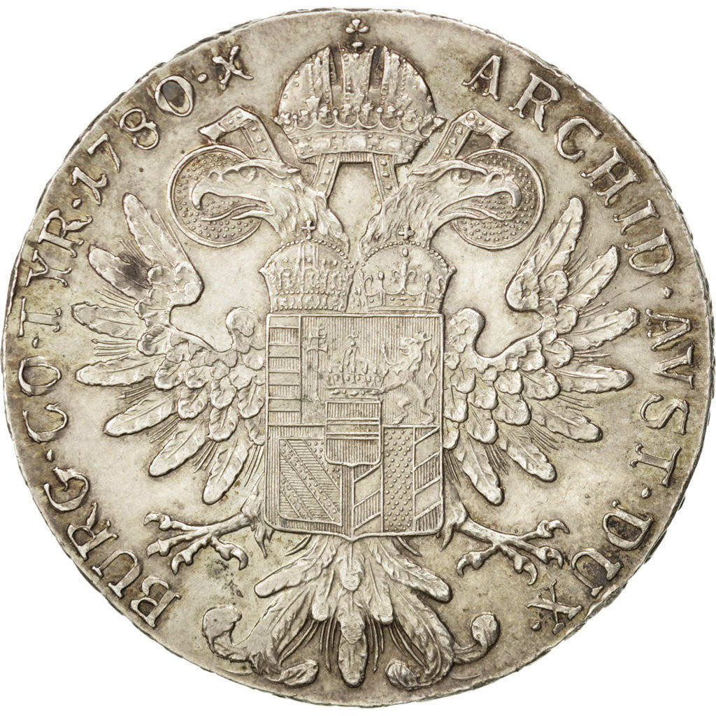 AUSTRIA, Thaler, 1780, Vienne, KM #T1, AU(55-58), Silver, 41, 28.15