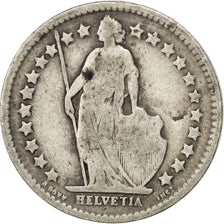 Moneta, Svizzera, 1/2 Franc, 1914, Bern, MB, Argento, KM:23