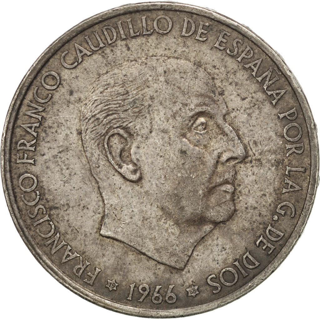 Espagne, Francisco Franco, 100 Pesetas, 1966 (68), KM 797