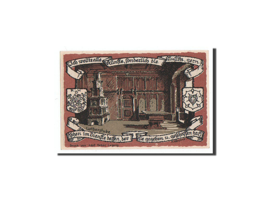 Banknote, Germany, Wittenberg, 50 Pfennig, portrait 5, 1922, Undated