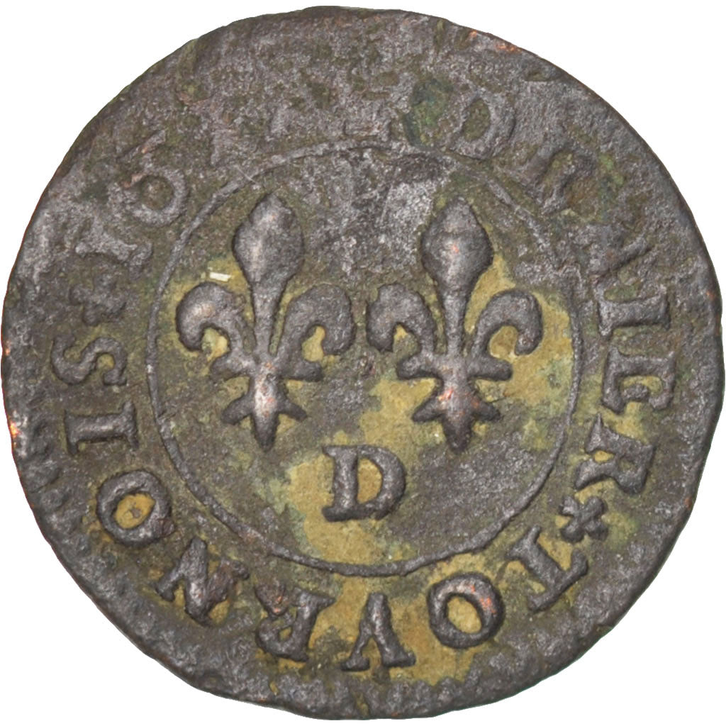 FRANCE, Denier tournois, buste enfantin « petite effigie », Denier Tourn...