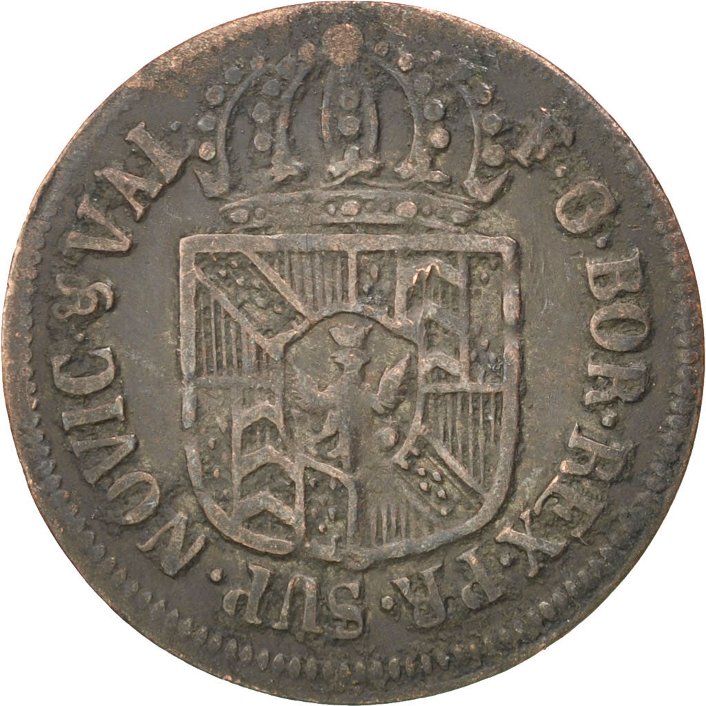 Moneta, CANTONI SVIZZERI, NEUCHATEL, 1/2 Batzen, 1789, Neuenburg, BB, Biglione