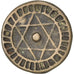 MOROCCO, 4 Falus, 1871, Fes, KM #166.1, EF(40-45), Cast Bronze, 5.98