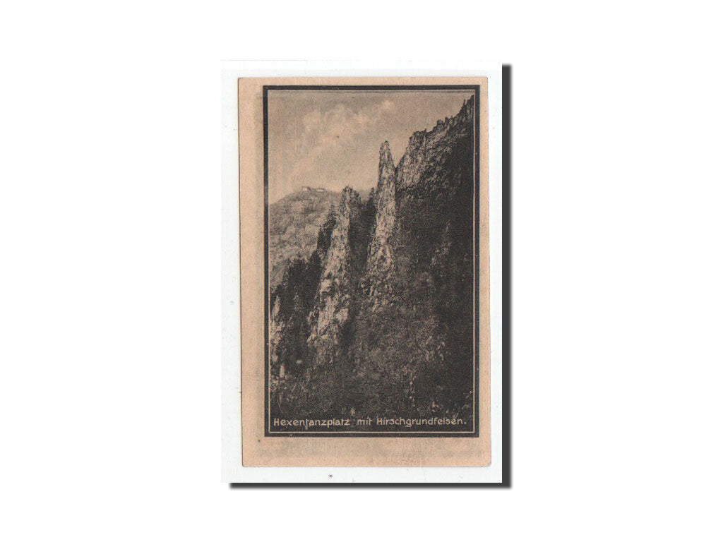 Banknote, Germany, Thale a.Harz Stadt, 50 Pfennig, paysage 1, 1921, Undated