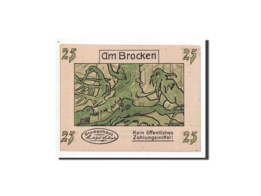 Germany, Schierke im Harz, 25 Pf, Animaux, Undated, UNC(65-70), Mehl:1177.2