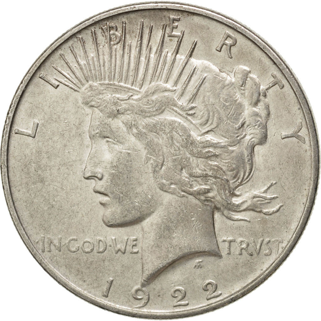 Moneta, Stati Uniti, Peace Dollar, Dollar, 1922, U.S. Mint, Philadelphia, BB