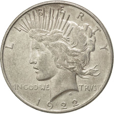 Moneta, Stati Uniti, Peace Dollar, Dollar, 1922, U.S. Mint, Philadelphia, BB