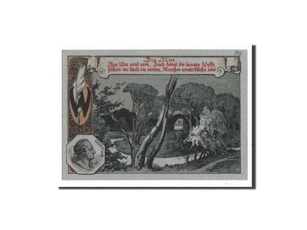 Germany, Weimar, 75 Pfennig, paysage, 1922-01-21, UNC(65-70), Mehl:1395.1