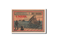Banknote, Germany, Westerland, 1 Mark, bateau, 1921, Undated, UNC(65-70)
