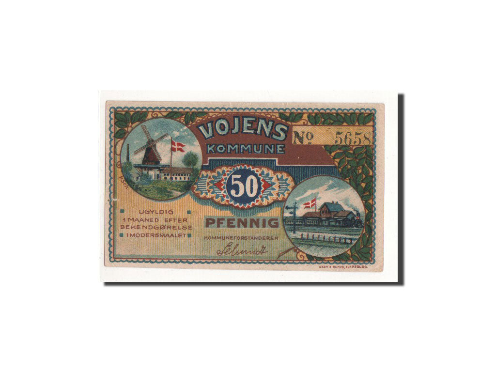 Banknote, Germany, Woyens, 50 Pfennig, paysage, O.D, Undated, UNC(65-70)