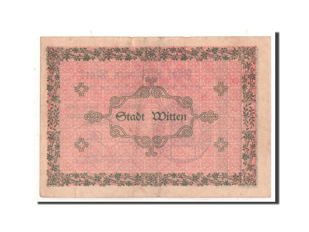 Allemagne, Witten, 5 Millionen Mark, Ecusson, 1923, 1923-08-13, TTB+