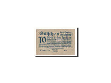 Banknote, Germany, Salzburg, 10 Heller, N.D, 1919, 1919-12-31, AU(55-58)